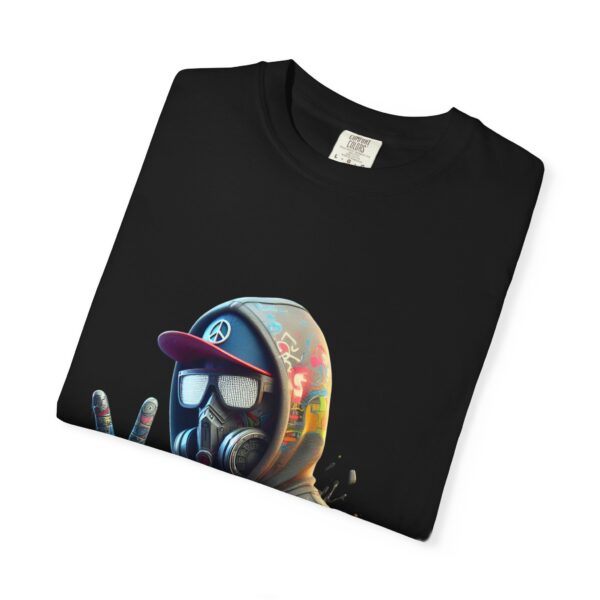 Urban Graffiti Peace T-Shirt | Unisex Streetwear, Vintage Style Tee, Art Lover Gift, Casual Wear, Graphic Design Apparel - Image 4
