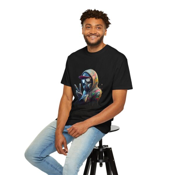 Urban Graffiti Peace T-Shirt | Unisex Streetwear, Vintage Style Tee, Art Lover Gift, Casual Wear, Graphic Design Apparel - Image 9