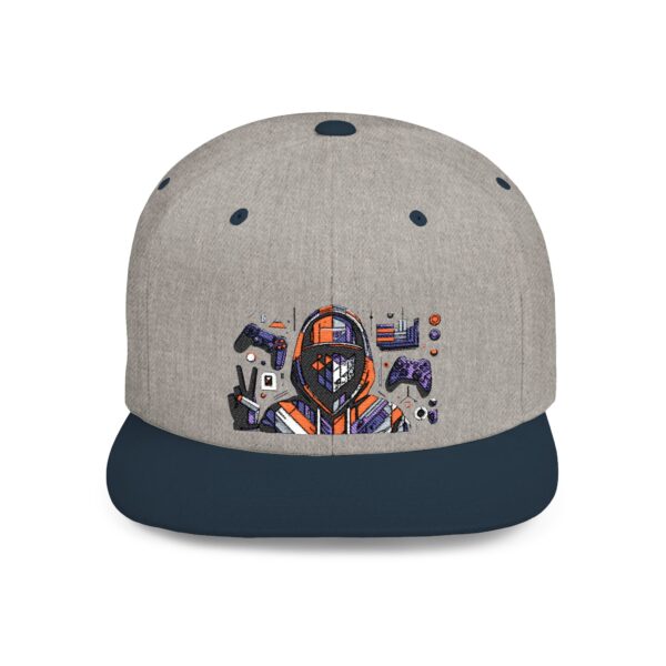 Hat - Abstract Geometry_ A 3D character with a more conceptual and minimalist approach, where the character is formed by abstract geometric shapes and blocks. - Image 4
