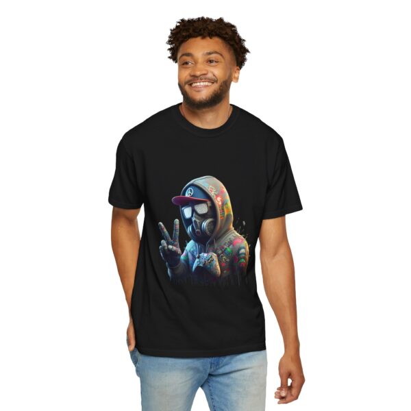 Urban Graffiti Peace T-Shirt | Unisex Streetwear, Vintage Style Tee, Art Lover Gift, Casual Wear, Graphic Design Apparel - Image 5