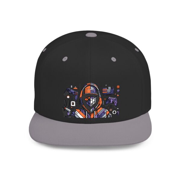 Hat - Abstract Geometry_ A 3D character with a more conceptual and minimalist approach, where the character is formed by abstract geometric shapes and blocks. - Image 13