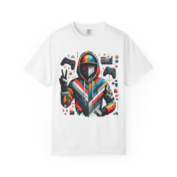 T-Shirt | Unisex Abstract Geometry A 3D character with a more conceptual and minimalist approach, where the character is formed by abstract geometric shapes and blocks - Image 2