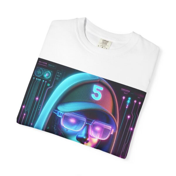 T-Shirt | Cyber Neon Avatar A 3D character with a cyberpunk aesthetic. - Image 11