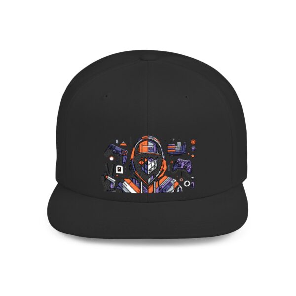 Hat - Abstract Geometry_ A 3D character with a more conceptual and minimalist approach, where the character is formed by abstract geometric shapes and blocks. - Image 10